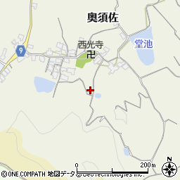 和歌山県和歌山市奥須佐228周辺の地図