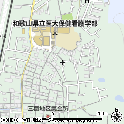 和歌山県和歌山市三葛674-1周辺の地図