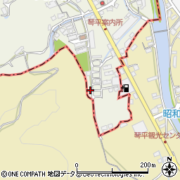 香川県善通寺市大麻町14周辺の地図