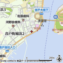 もみじ銀行音戸支店 ＡＴＭ周辺の地図