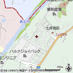 和歌山県海南市七山719-17周辺の地図