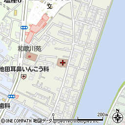 和歌山南郵便局周辺の地図