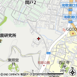 和歌浦ガーデンテラス周辺の地図