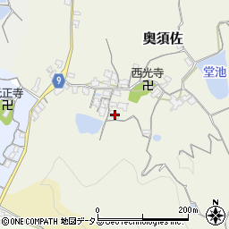 和歌山県和歌山市奥須佐75周辺の地図