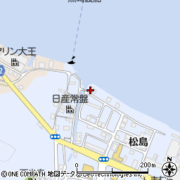 徳島県鳴門市撫養町黒崎松島1周辺の地図