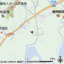 和歌山県海南市七山周辺の地図