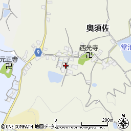 和歌山県和歌山市奥須佐78周辺の地図
