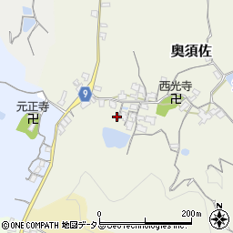 和歌山県和歌山市奥須佐67周辺の地図