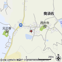 和歌山県和歌山市奥須佐79周辺の地図