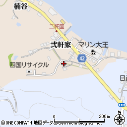 徳島県鳴門市瀬戸町明神弐軒家35-1周辺の地図