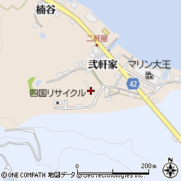 徳島県鳴門市瀬戸町明神弐軒家49周辺の地図