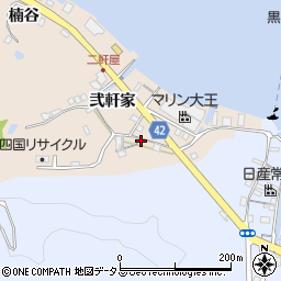 徳島県鳴門市瀬戸町明神弐軒家30周辺の地図