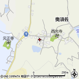 和歌山県和歌山市奥須佐80周辺の地図