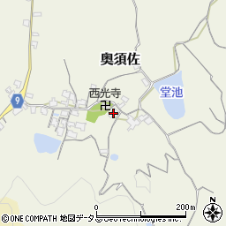和歌山県和歌山市奥須佐217周辺の地図