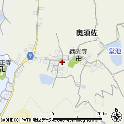 和歌山県和歌山市奥須佐82周辺の地図