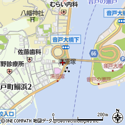 広島銀行音戸支店周辺の地図