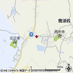 和歌山県和歌山市奥須佐65周辺の地図