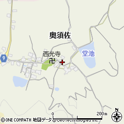和歌山県和歌山市奥須佐209周辺の地図