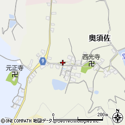 和歌山県和歌山市奥須佐105周辺の地図