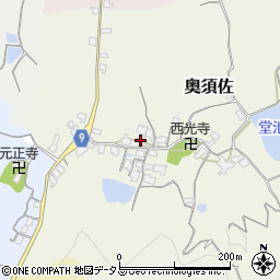 和歌山県和歌山市奥須佐101周辺の地図