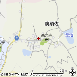 和歌山県和歌山市奥須佐92周辺の地図