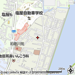 和歌山県和歌山市和歌川町周辺の地図