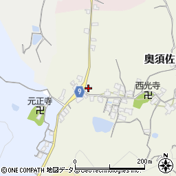 和歌山県和歌山市奥須佐110周辺の地図