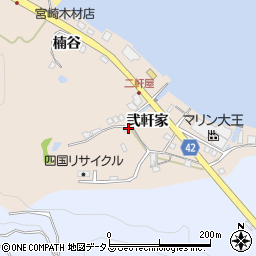 徳島県鳴門市瀬戸町明神弐軒家46周辺の地図