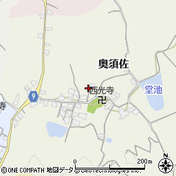 和歌山県和歌山市奥須佐152周辺の地図