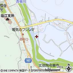 香川県高松市塩江町安原下第１号463周辺の地図