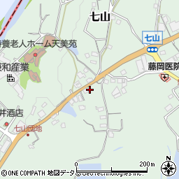 和歌山県海南市七山935周辺の地図