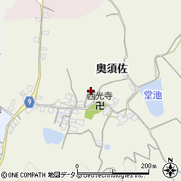 和歌山県和歌山市奥須佐154周辺の地図