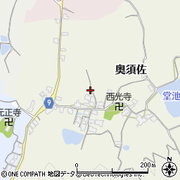 和歌山県和歌山市奥須佐99周辺の地図