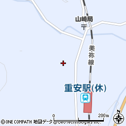 山口県美祢市大嶺町北分616周辺の地図