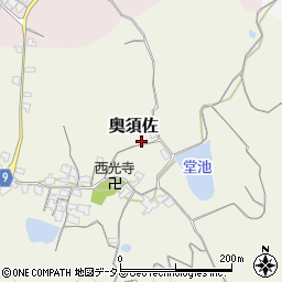 和歌山県和歌山市奥須佐165周辺の地図