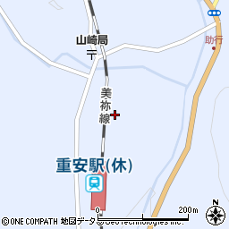 山口県美祢市大嶺町北分629周辺の地図