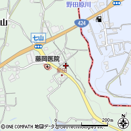 和歌山県海南市七山1300周辺の地図