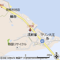 徳島県鳴門市瀬戸町明神弐軒家80周辺の地図