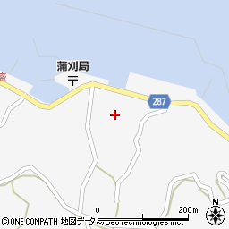 呉市　蒲刈会館周辺の地図