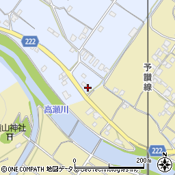 香川県三豊市三野町下高瀬2367周辺の地図