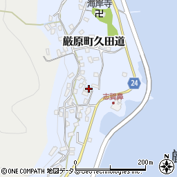 長崎県対馬市厳原町久田道1614周辺の地図