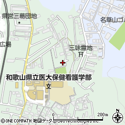 和歌山県和歌山市三葛605周辺の地図