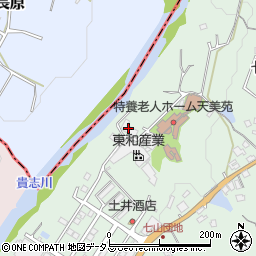 和歌山県海南市七山791周辺の地図
