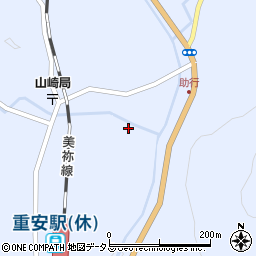 山口県美祢市大嶺町北分1182周辺の地図