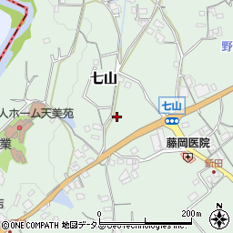 和歌山県海南市七山1338周辺の地図