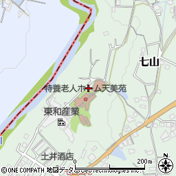 和歌山県海南市七山965周辺の地図