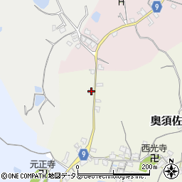 和歌山県和歌山市奥須佐3周辺の地図