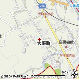 香川県善通寺市大麻町179周辺の地図