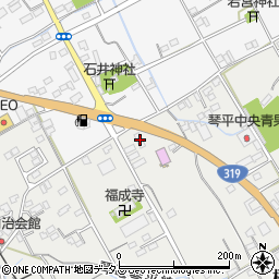 琴平バス周辺の地図