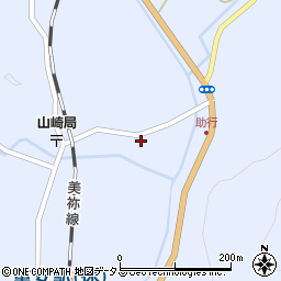 山口県美祢市大嶺町北分1184周辺の地図
